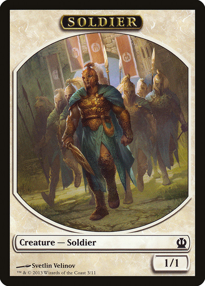 Soldier (3/11) [Theros Tokens] | Card Citadel
