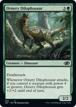 Ornery Dilophosaur [Jumpstart 2022] | Card Citadel