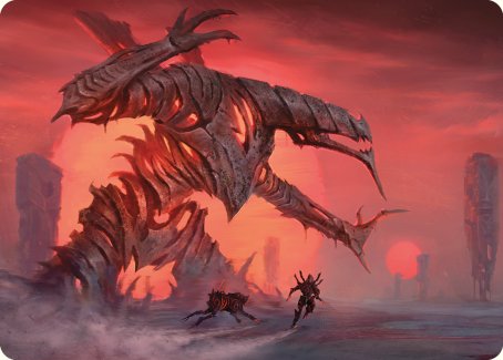 Red Sun's Zenith Art Card [Phyrexia: All Will Be One Art Series] | Card Citadel