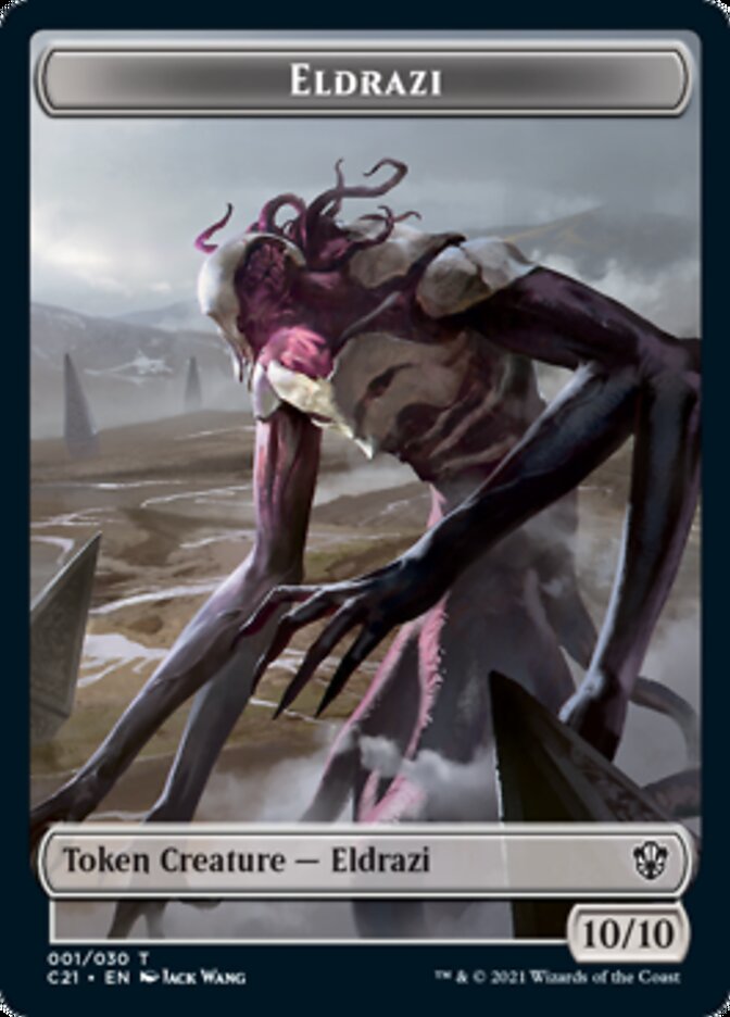Eldrazi // Champion of Wits Token [Commander 2021 Tokens] | Card Citadel