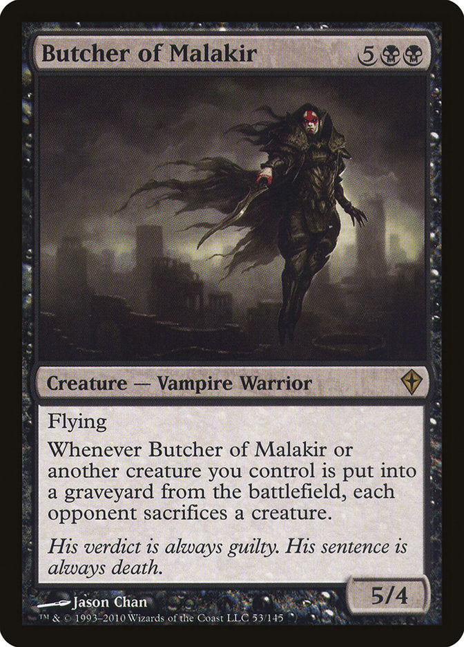Butcher of Malakir [Worldwake] | Card Citadel