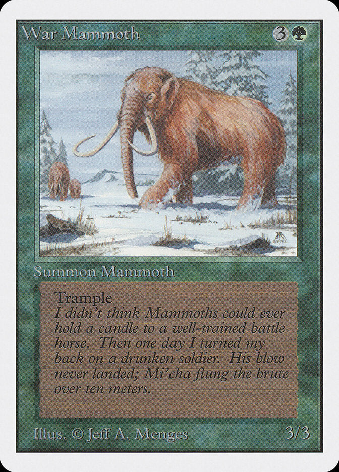 War Mammoth [Unlimited Edition] | Card Citadel