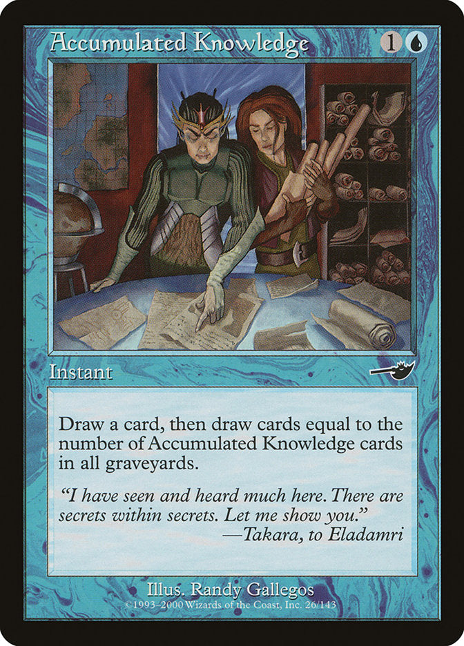 Accumulated Knowledge [Nemesis] | Card Citadel