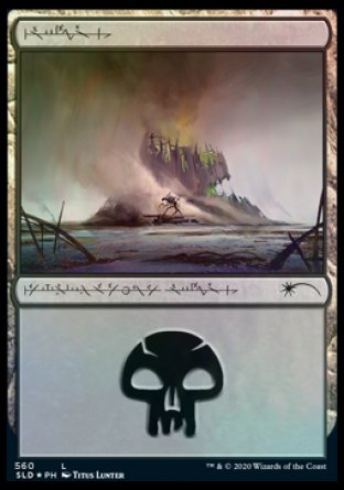 Swamp (Phyrexian) (560) [Secret Lair Drop Promos] | Card Citadel