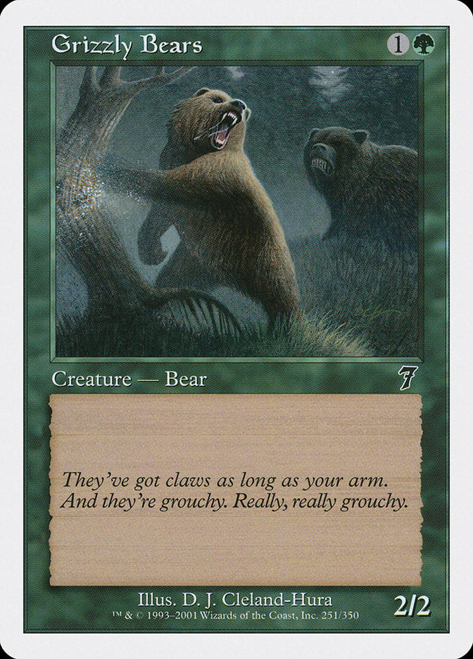 Grizzly Bears [Seventh Edition] | Card Citadel