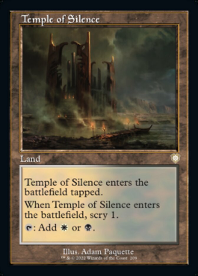 Temple of Silence (Retro) [The Brothers' War Commander] | Card Citadel