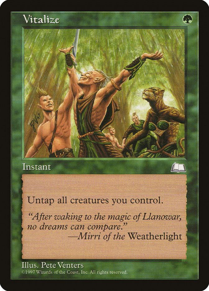 Vitalize [Weatherlight] | Card Citadel