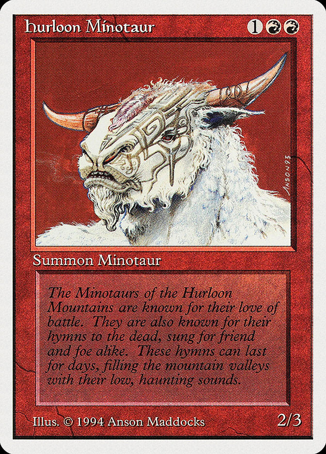 Hurloon Minotaur [Summer Magic / Edgar] | Card Citadel