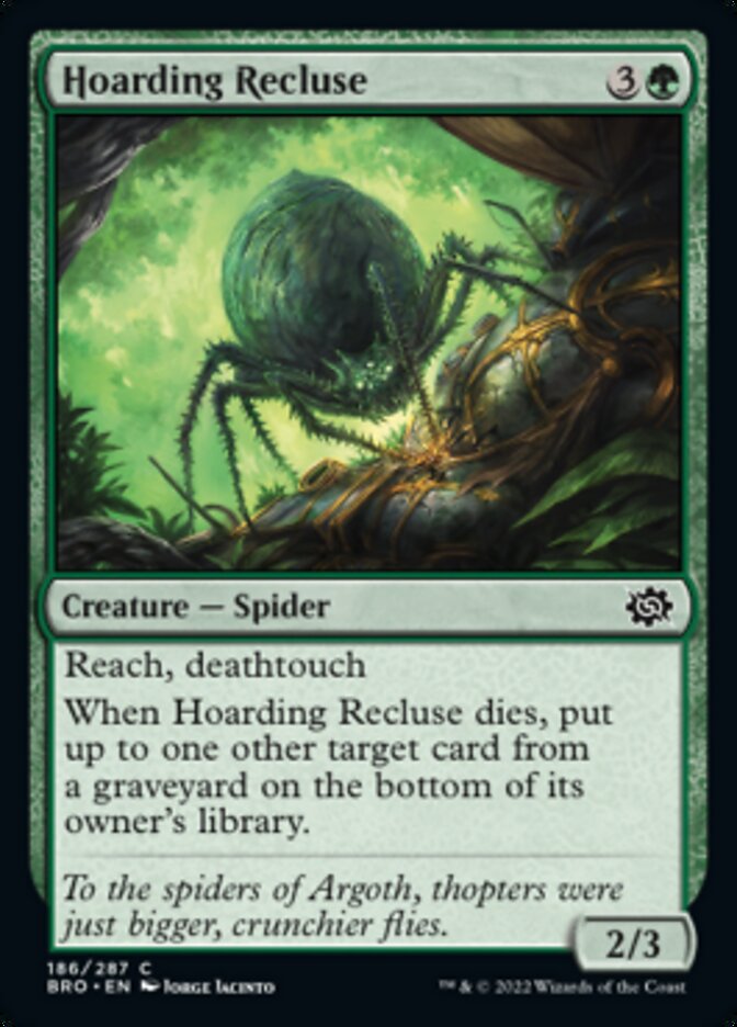 Hoarding Recluse [The Brothers' War] | Card Citadel