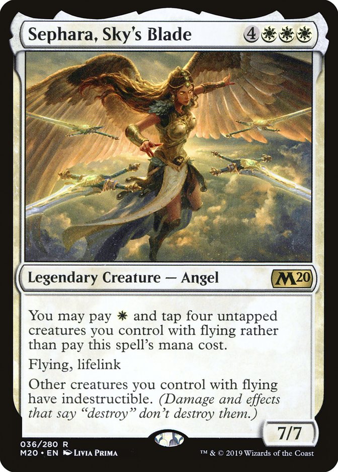 Sephara, Sky's Blade [Core Set 2020] | Card Citadel