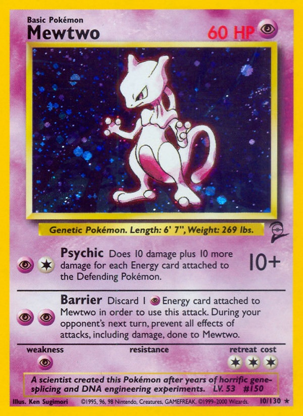 Mewtwo (10/130) [Base Set 2] | Card Citadel