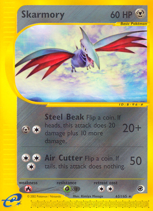 Skarmory (63/165) [Expedition: Base Set] | Card Citadel