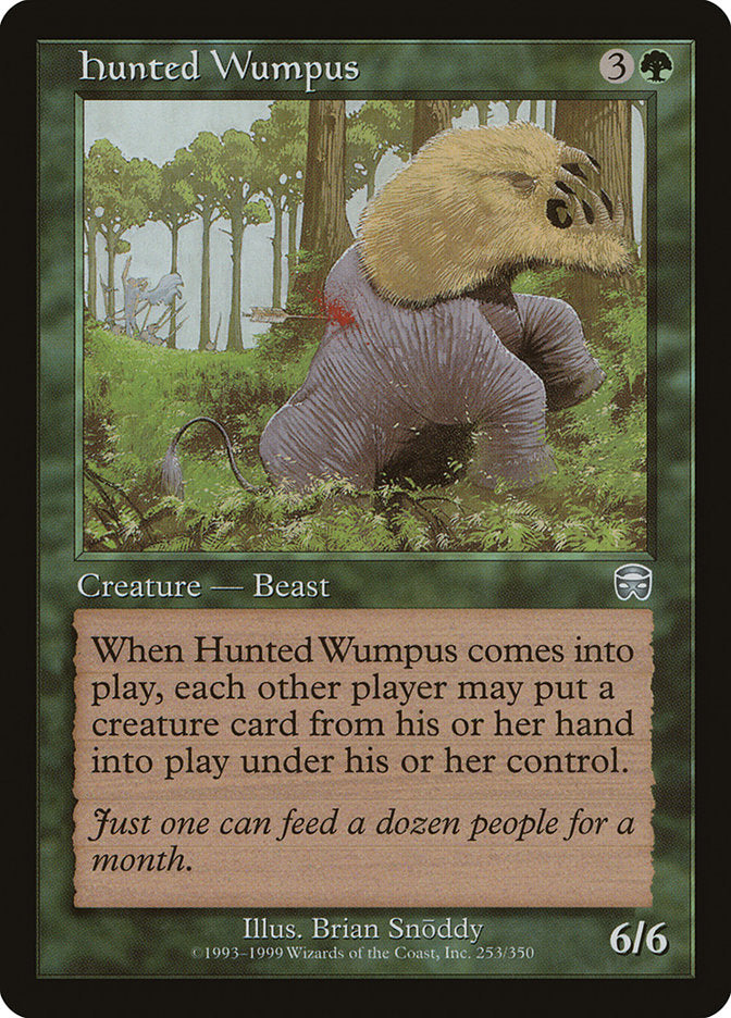 Hunted Wumpus [Mercadian Masques] | Card Citadel