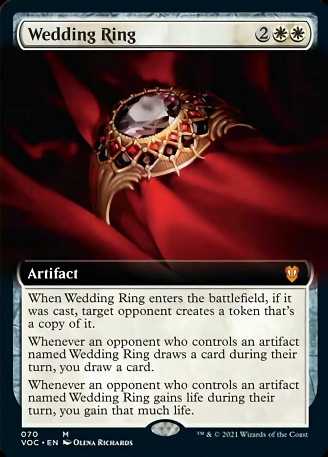 Wedding Ring (Extended) [Innistrad: Crimson Vow Commander] | Card Citadel