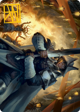 Ritual Guardian Art Card (Gold-Stamped Signature) [Innistrad: Midnight Hunt Art Series] | Card Citadel