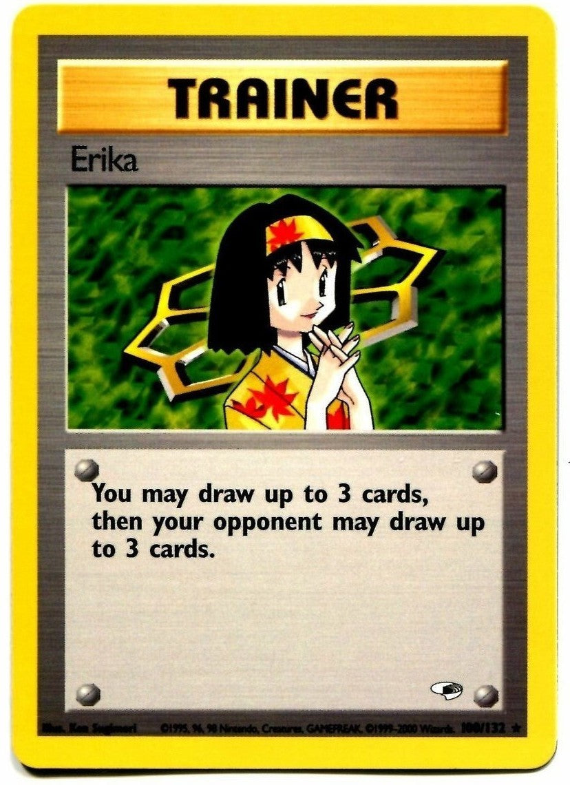 Erika (100/132) [Gym Heroes Unlimited] | Card Citadel