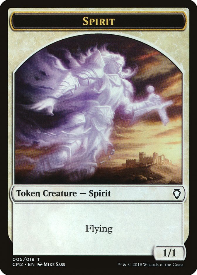 Spirit Token [Commander Anthology Volume II Tokens] | Card Citadel