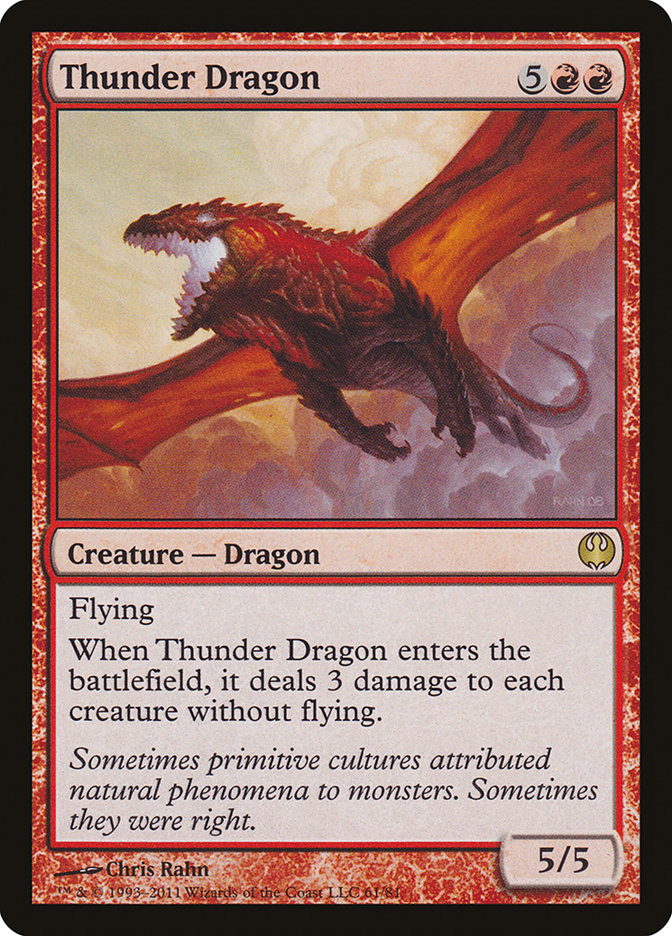 Thunder Dragon [Duel Decks: Knights vs. Dragons] | Card Citadel