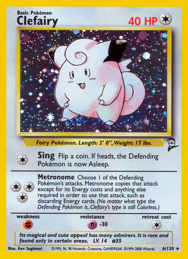 Clefairy (6/130) [Base Set 2] | Card Citadel