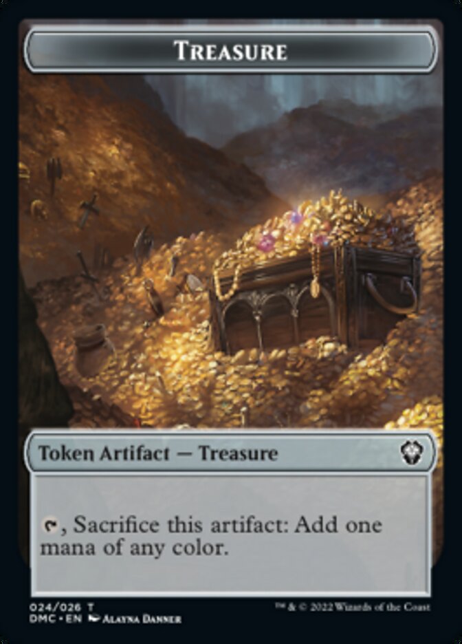 Treasure Token [Dominaria United Commander Tokens] | Card Citadel