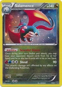 Salamence (8/20) (Cosmos Holo) (Blister Exclusive) [Black & White: Dragon Vault] | Card Citadel