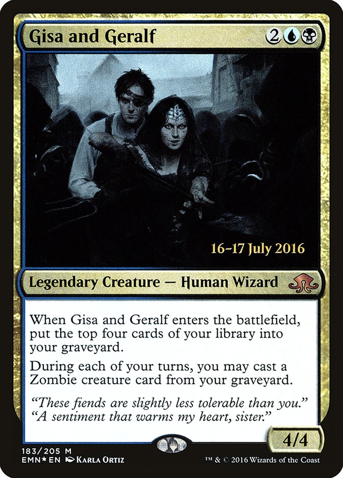 Gisa and Geralf  [Eldritch Moon Prerelease Promos] | Card Citadel