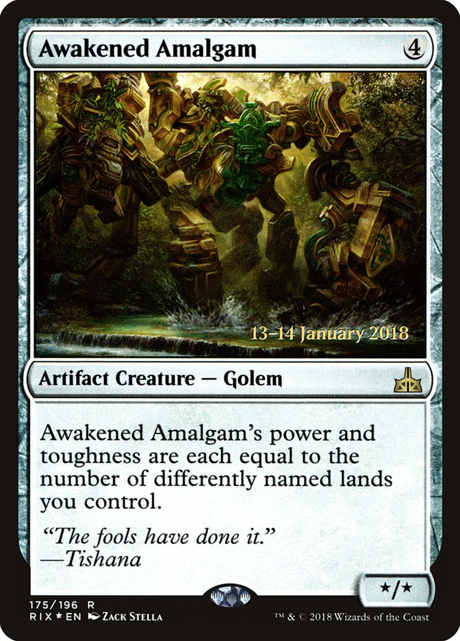 Awakened Amalgam [Rivals of Ixalan Promos] | Card Citadel