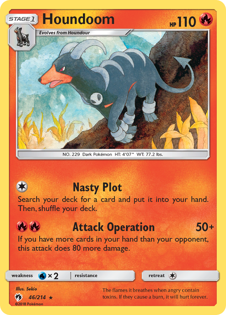 Houndoom (46/214) [Sun & Moon: Lost Thunder] | Card Citadel