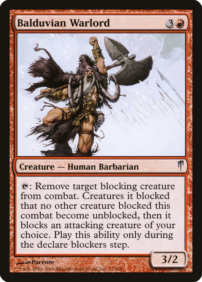 Balduvian Warlord [Coldsnap] | Card Citadel