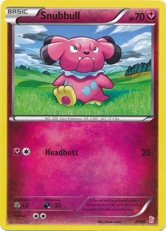 Snubbull (27/30) [XY: Trainer Kit - Sylveon] | Card Citadel