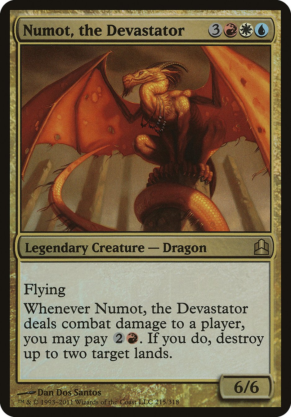 Numot, the Devastator (Oversized) [Commander 2011 Oversized] | Card Citadel