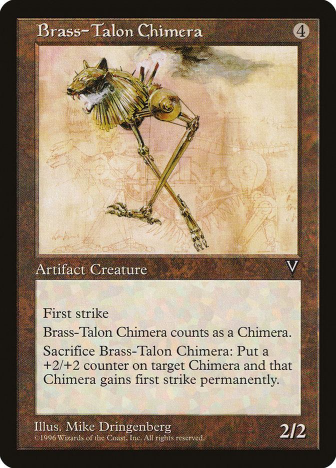 Brass-Talon Chimera [Visions] | Card Citadel