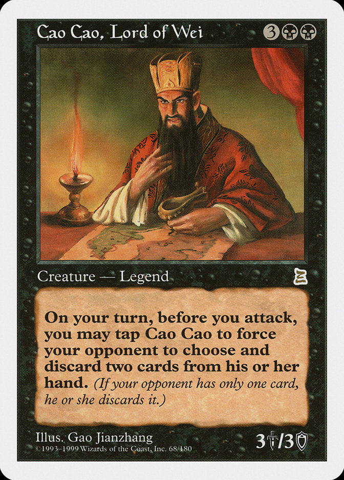 Cao Cao, Lord of Wei [Portal Three Kingdoms] | Card Citadel