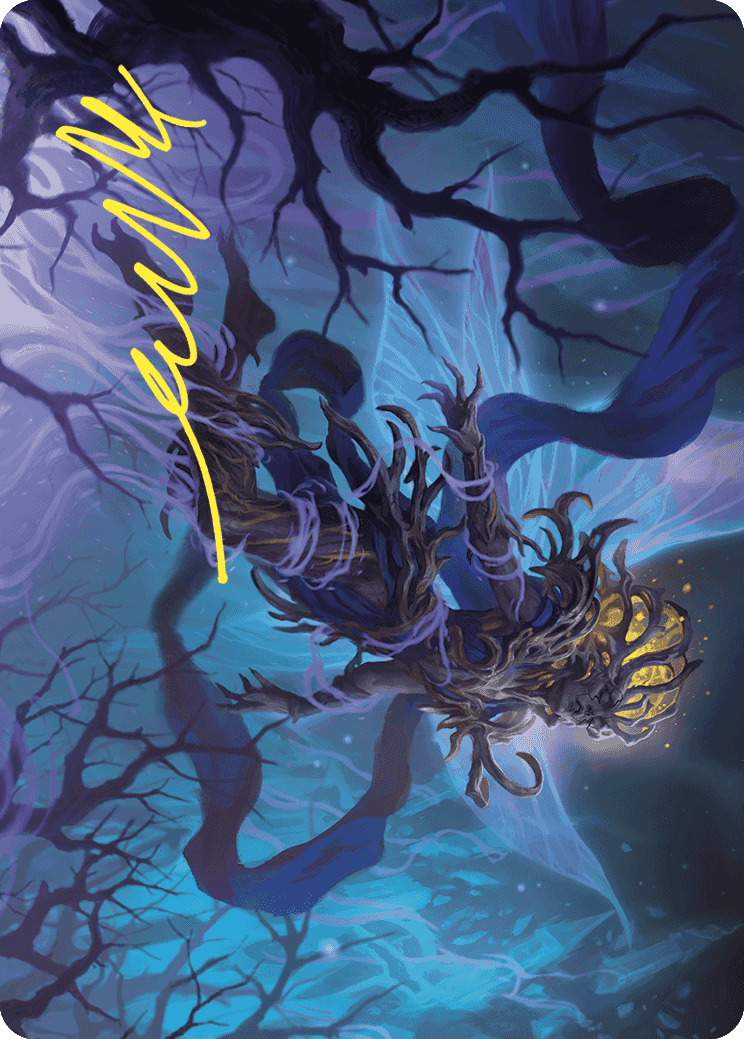 Sleep-Cursed Faerie Art Card (Gold-Stamped Signature) [Wilds of Eldraine Art Series] | Card Citadel