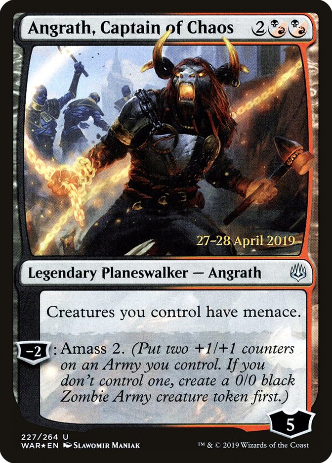 Angrath, Captain of Chaos  [War of the Spark Prerelease Promos] | Card Citadel