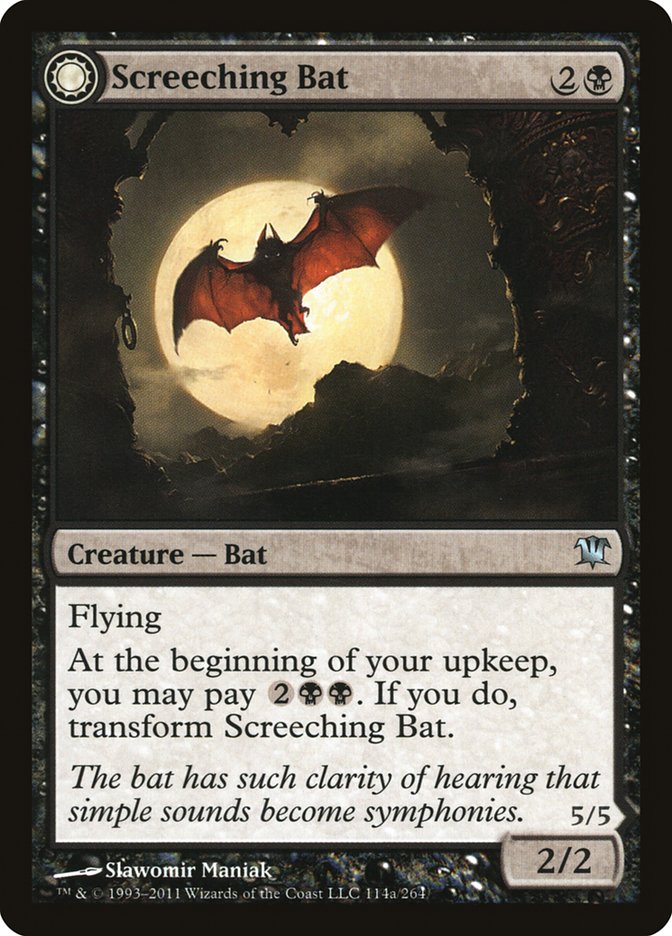 Screeching Bat // Stalking Vampire [Innistrad] | Card Citadel