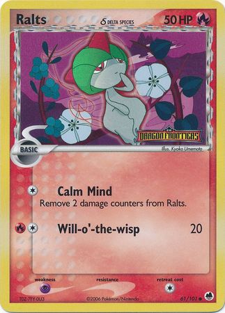 Ralts (61/101) (Delta Species) (Stamped) [EX: Dragon Frontiers] | Card Citadel