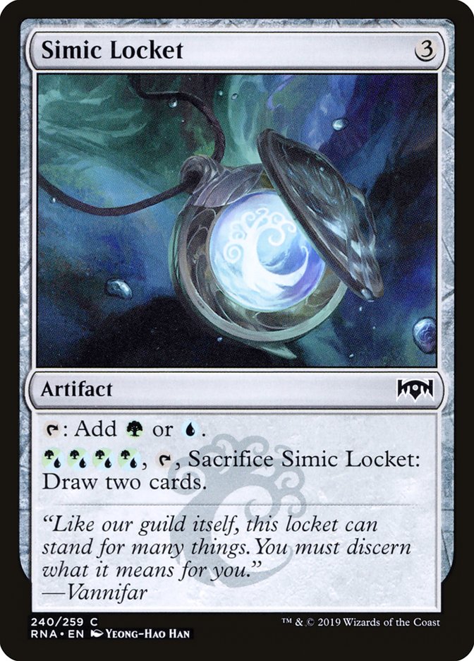 Simic Locket [Ravnica Allegiance] | Card Citadel