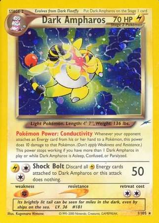 Dark Ampharos (1/105) [Neo Destiny Unlimited] | Card Citadel