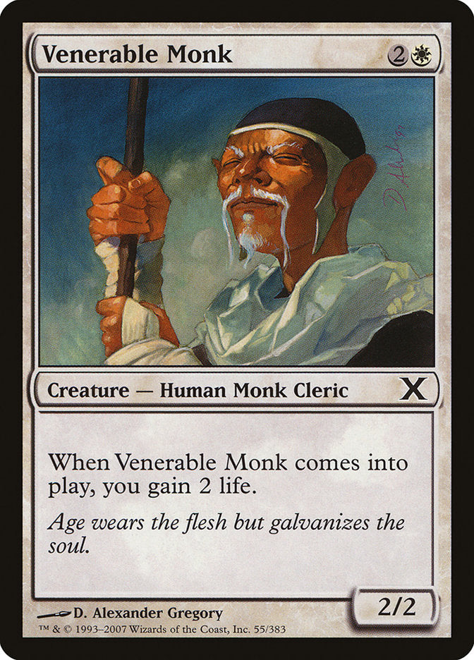 Venerable Monk [Tenth Edition] | Card Citadel