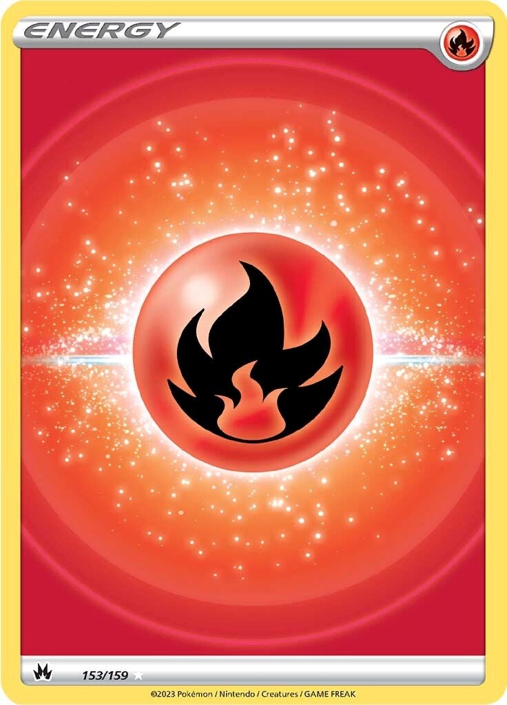 Fire Energy (153/159) (Texture Full Art) [Sword & Shield: Crown Zenith] | Card Citadel