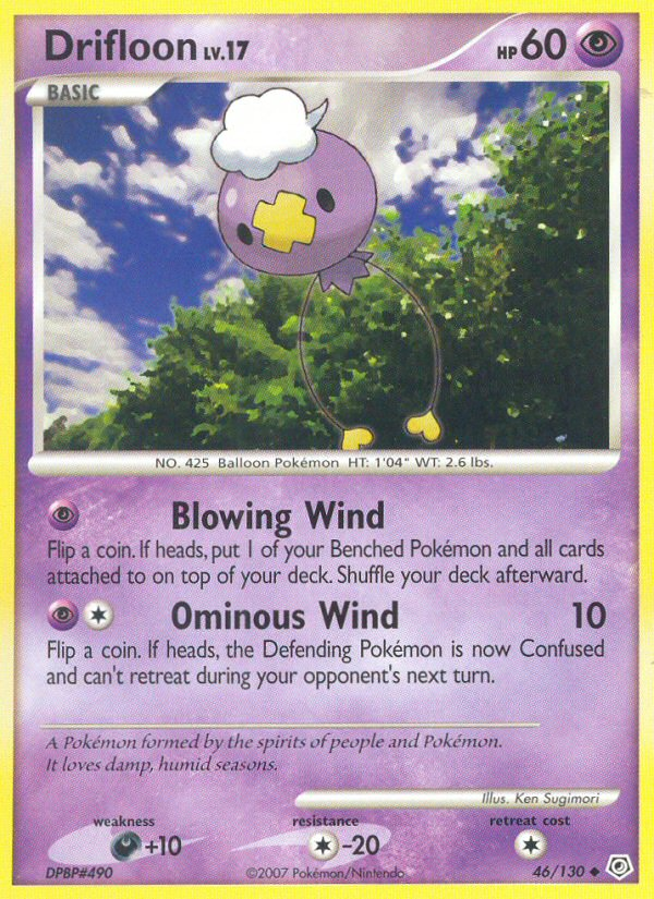 Drifloon (46/130) [Diamond & Pearl: Base Set] | Card Citadel