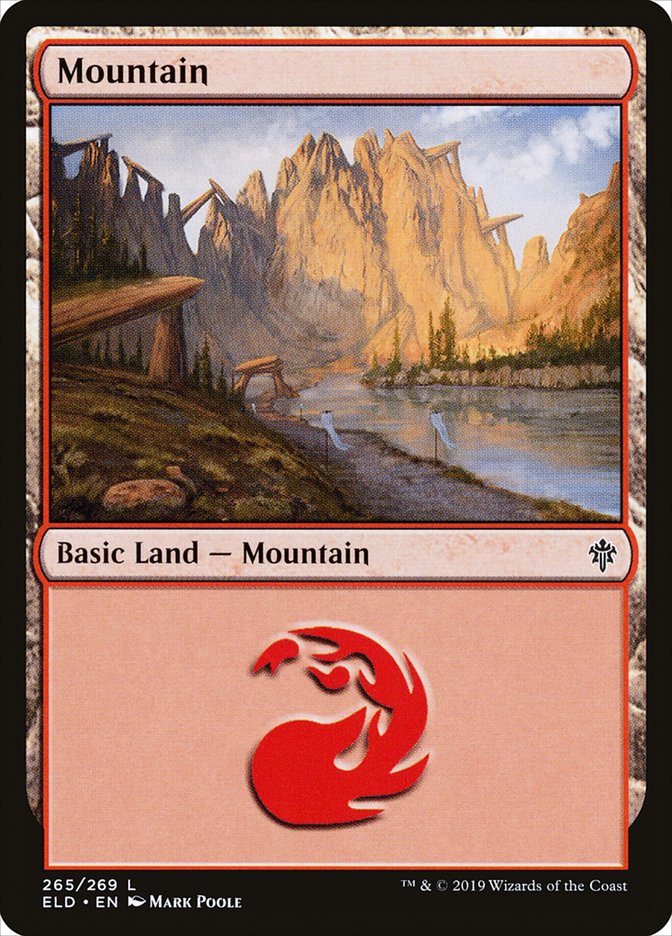Mountain (265) [Throne of Eldraine] | Card Citadel