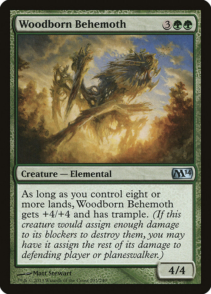 Woodborn Behemoth [Magic 2014] | Card Citadel