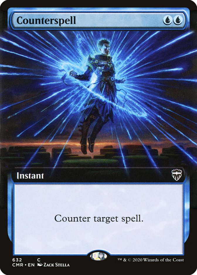 Counterspell (Extended Art) [Commander Legends] | Card Citadel