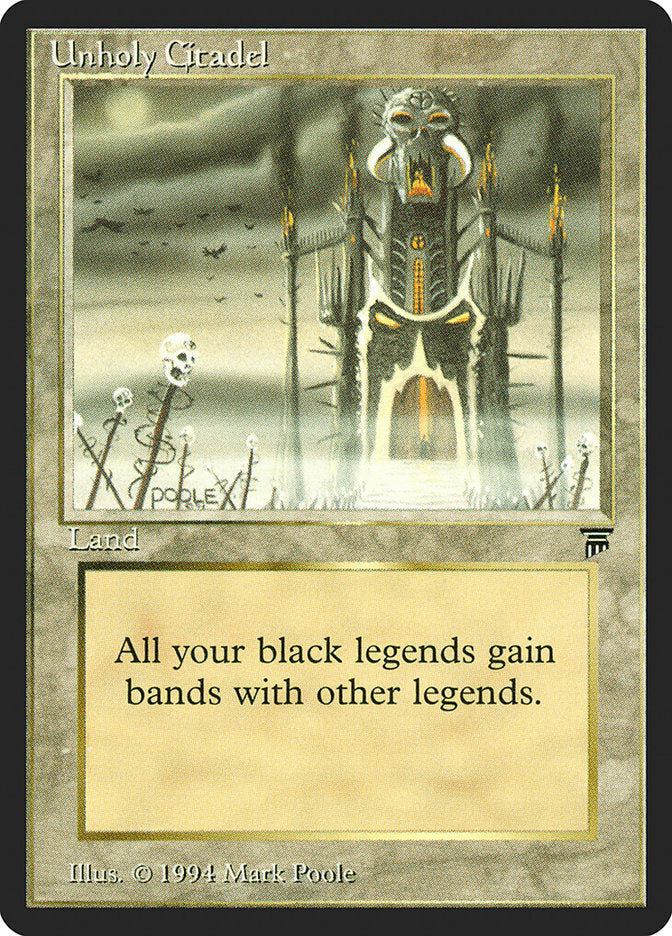 Unholy Citadel [Legends] | Card Citadel