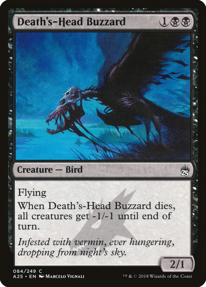 Death's-Head Buzzard [Masters 25] | Card Citadel