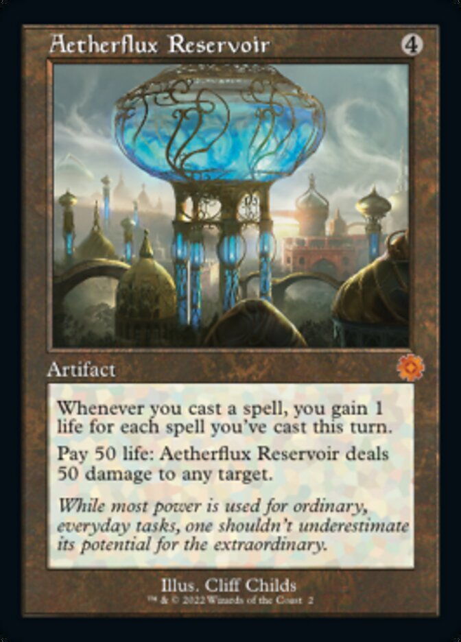 Aetherflux Reservoir (Retro) [The Brothers' War Retro Artifacts] | Card Citadel