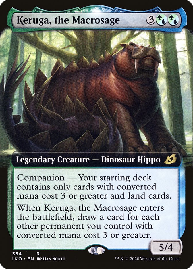 Keruga, the Macrosage (Extended Art) [Ikoria: Lair of Behemoths] | Card Citadel