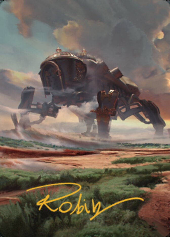 Plains (2) Art Card (Gold-Stamped Signature) [The Brothers' War Art Series] | Card Citadel